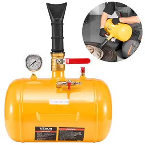 VEVOR Air Tire Bead Seater, 5 Gal / 18.9 L, Heavy Duty Tire Bead Blaster Tool, 87-116 PSI Operating Pressure, Air Trigger Seating Inflator for Pickup, Truck, ATV, Jeep, Van, Lawn Tractor, RV, Yellow, Carbon Steel