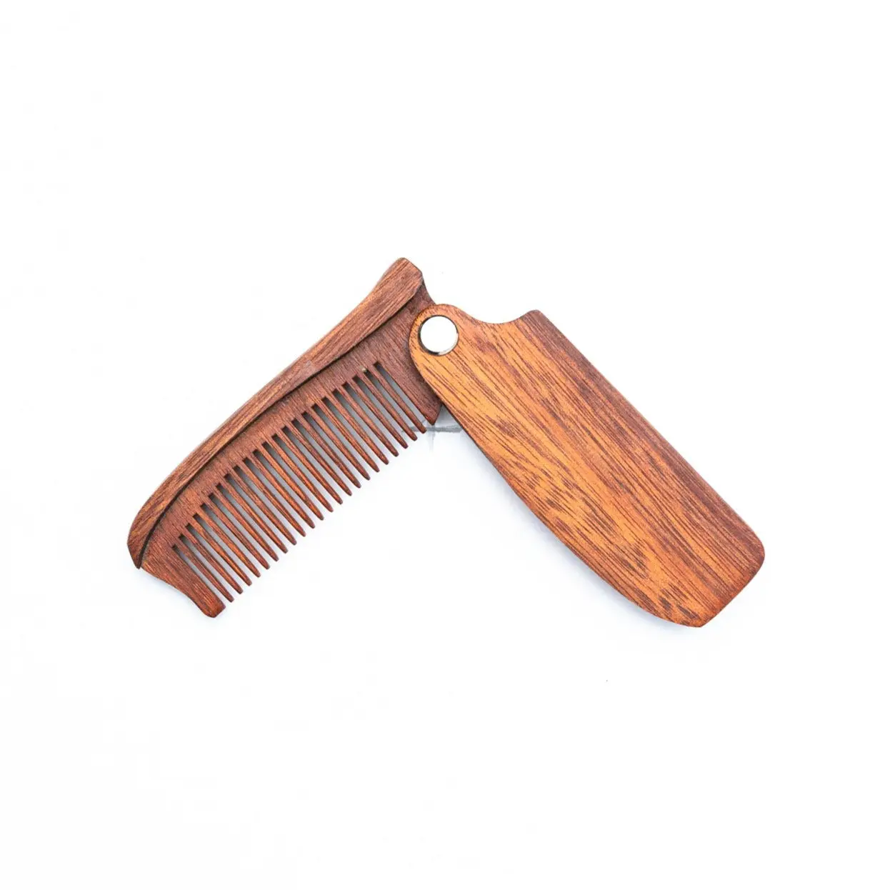 Wooden Beard Comb Fold up Comb