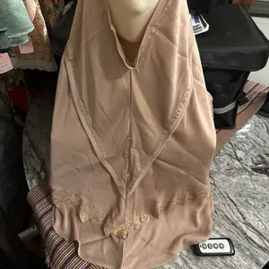 Women's Mocha Brown Ready-to-Wear Hijab - Lightweight Breathable, Lightweight and Soft Fabric - Kerudung, Modest Hijab, Jilbab Bergo Instan for Daily, Everyday Training Use