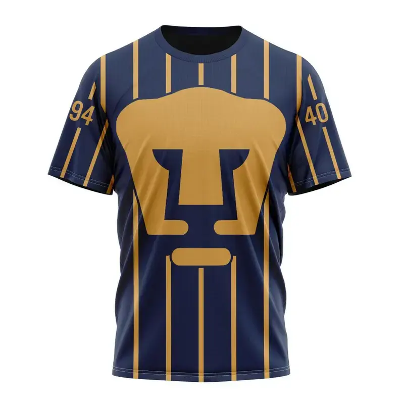 Men's 1994 Retro Mexico Lion Geometric Navy Gold Striped Away Football Jersey - Liga MX Classic Professional Sportswear Clothing, Athletic Sports Top, Casual Sporty Top for Fashion Fans (Mexico Soccer Shirt), Football Shirts, Xl, Athletic Jersey Football,
