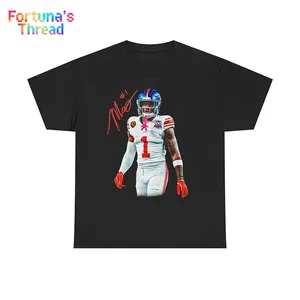 Malik Nabers Tee 100% Cotton Shirt Adult Sizing Size Fit S-5XL