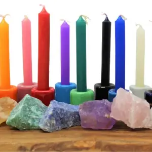 Candles 4" Set of 20 - Choose Colors (Mini Chime Candle)