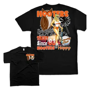 Vintage 90s Hooters Country Club Graphic T-Shirt, Retro Americana Aesthetic Tee Classic Throwback Style, Unisex Outfit for Men Women, Soft Cotton Shirt Casual Everyday Wear