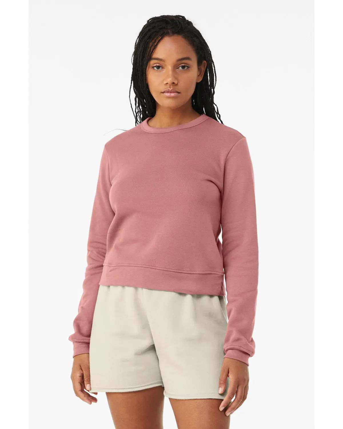 BELLA + CANVAS 7511 Women's Sponge Fleece Classic Crewneck Sweatshirt