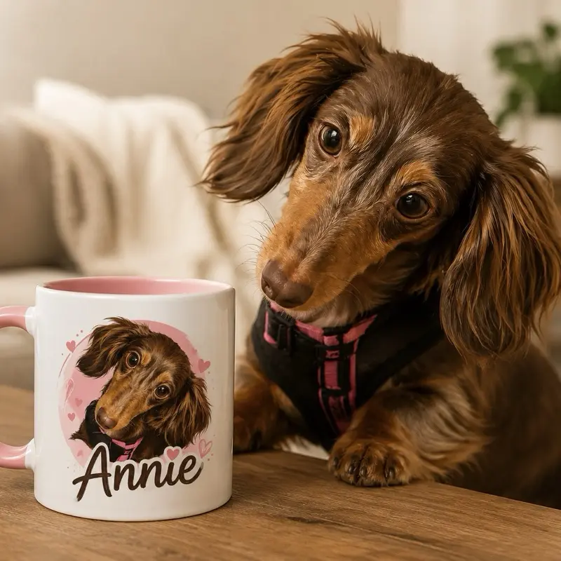 Dachshund mug Coffee Cup Ceramic