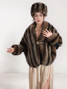 women's fashionable faux fur rhinestone buckle scarf & hat & wrist guard set, casual trendy hat & wrist guard & scarf set, fashion accessories for women & girls