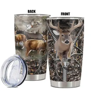 20oz Tumbler, 1 Count Stainless Steel Insulated Cup with Lid, Reusable Drinking Cup for Home Office Outdoor Camping, Drinkware, Insulated Travel Drinkware