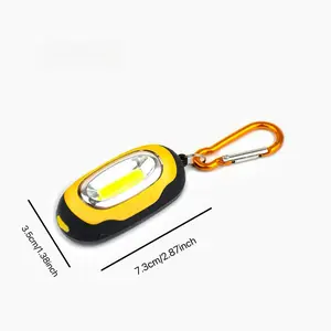 Keychain light, student mini night light, COB backpack hanging light, outdoor hiking light, camping travel emergency light, Led Flashlight