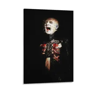 Hellbound Hellraiser II 1988 Movie Poster. Horror Film Art. Vintage Cinema Print. Decor for Movie Lovers. Poster Canvas Wall Art For Bedroom Decor Bar Office Room Decor Gift