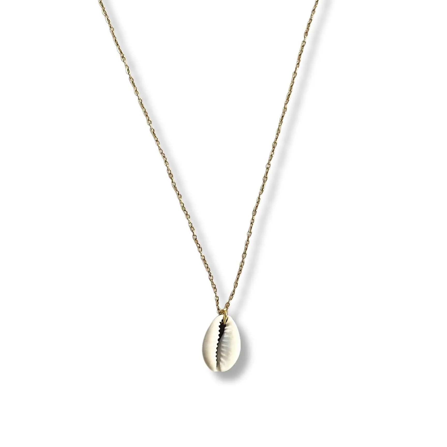 Cowrie Shell Chain Necklace
