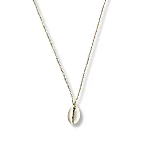 Cowrie Shell Chain Necklace