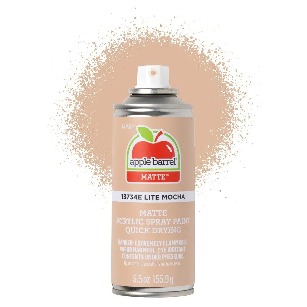 Apple Barrel Matte Acrylic Spray Paint - Lite Mocha -13734E