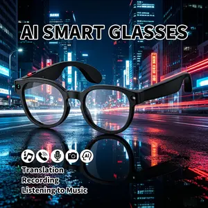 Multi functional AI intelligent camera glasses, 1080P Video Recording & Translation, Wireless Calling, Music Playback, Voice Assistant, Portable Sports Eyewear, Mobile, Wearable, Digital Camera, Bluetooth