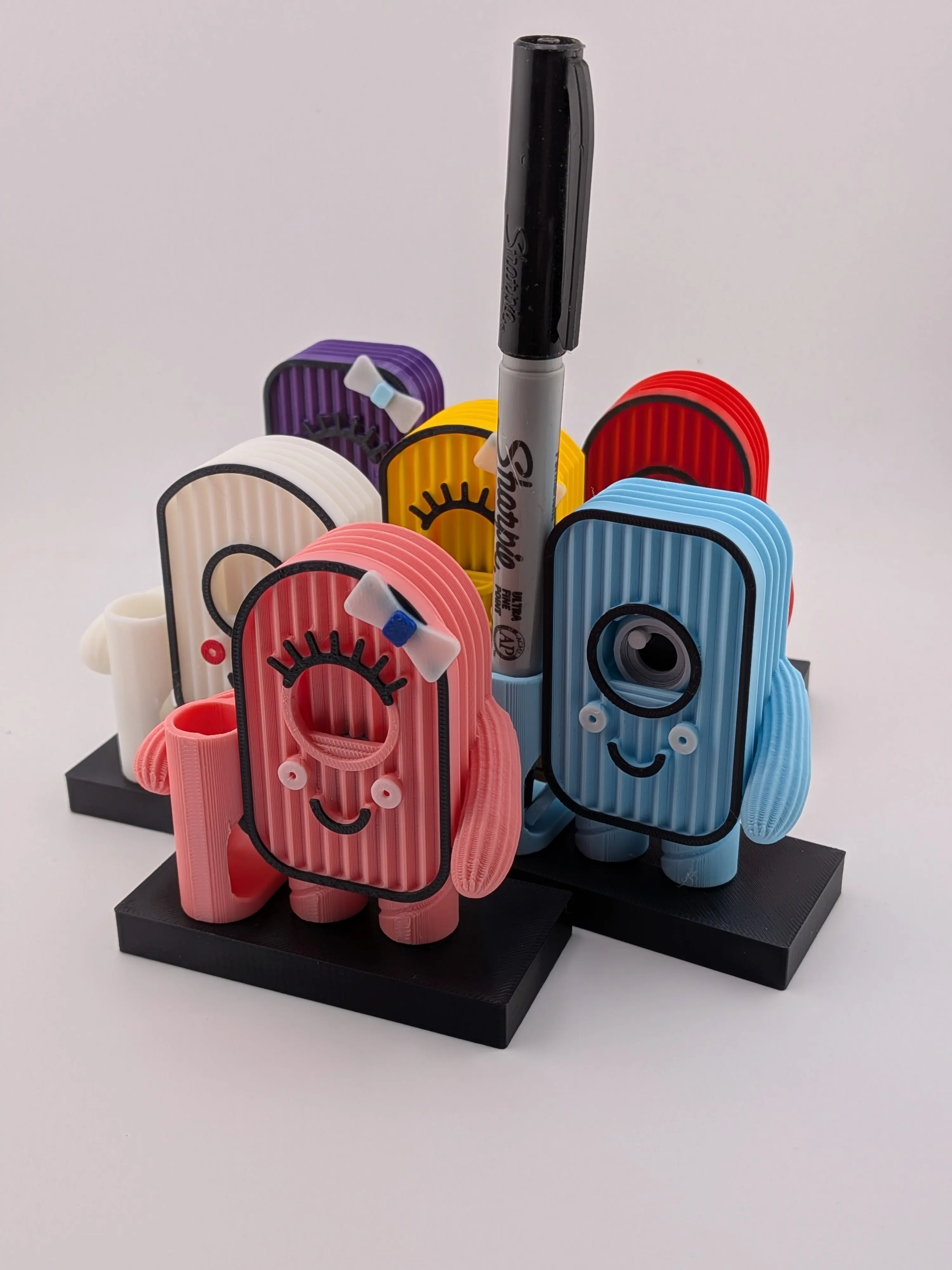 Cardboard Crew Interactive Eyeball Actuator Desk Fidget Toy, Office Desk Supplies Organizer for Computers & Office Equipment