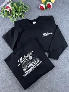 Malone's Burger Embroidered Sweatshirt, Off Campus Sweatshirt, Briar University Hockey Team Sweatshirt