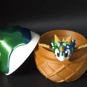 Sugar Rush Dragon - 3D Printed Figurine Resin Animal Sculptures