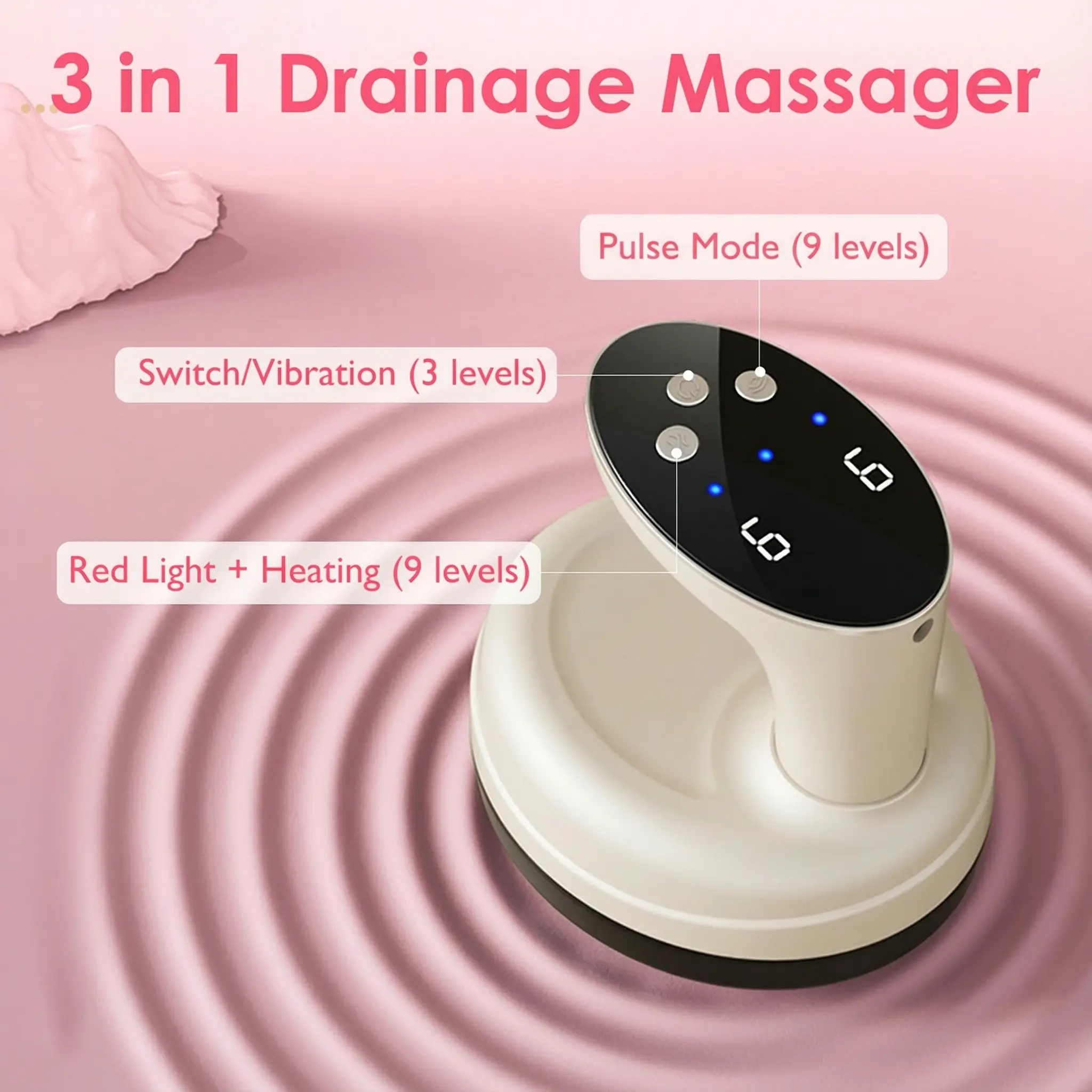 VUFVOID 3 in 1 Electric Handheld Massager with Heat and Vibration, Drainage & Anti Swelling GuaSha Tool For Belly Legs Full Body, Gift for Mom - TikTok Shop VUFVOID 3 in 1 Electric Handheld Massager with Heat and Vibration, Drainage & Anti Swelling GuaSha Tool For Belly Legs Full Body, Gift for Mom - TikTok Shop