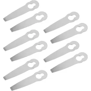 10pcs Lawn Mower Metal Blade Replacement Mowing Blade for 2 2 for 45 Lawn Mower Metal Blade Mower