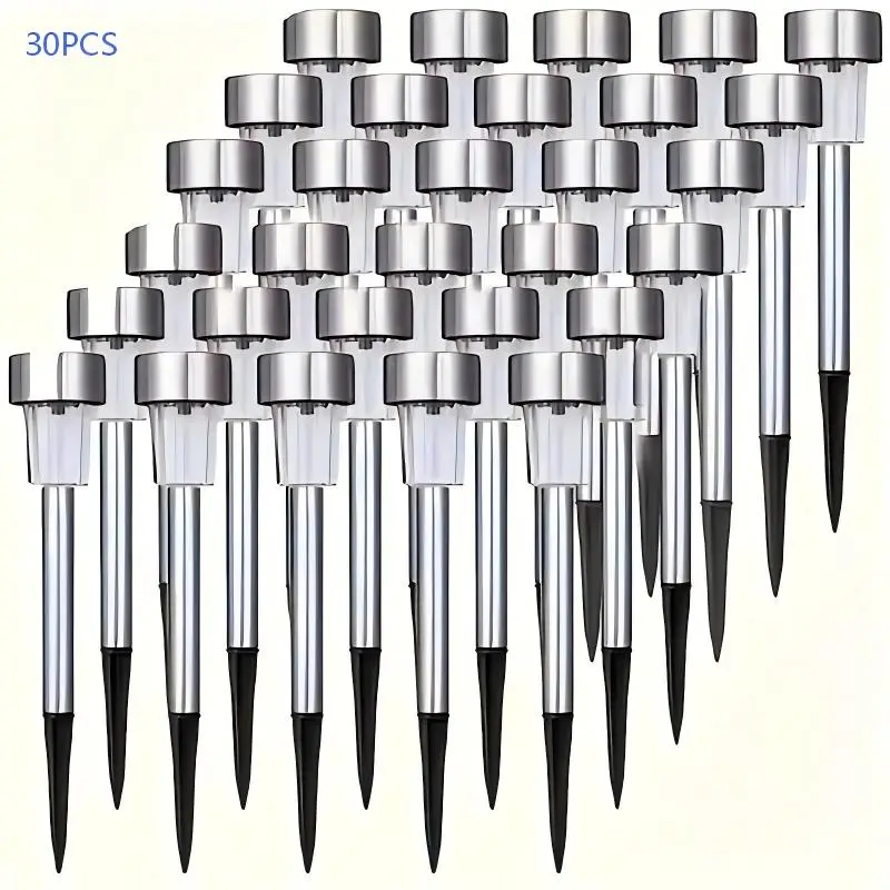 30 Waterproof Outdoor Solar Landscape Lawn Lights – White Light, for pathways, gardens, holiday decorations (Christmas, Halloween), and outdoor activities (parties, barbecues) sohochic graduation favors kitchen table design night light