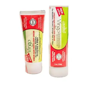 Virgin Hair Fertilizer and Energizer with Biotin (Edge Regrowth Cream) Haircare by The Roots Naturelle Excellent for Post Partum regrow