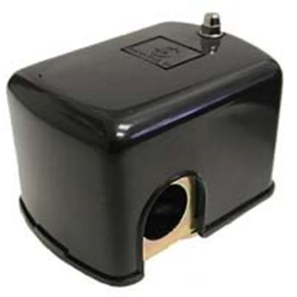 American Granby Captive Cover Pressure Switch - Model PS3050, 30-50 PSI, Diaphragm Actuated, 1/4" FPT Connection, Captive Cover Thumb Screw, Black Plastic NEMA 1 General Purpose Enclosure, Combination Slotted Terminal, Terminal and Ground Screws, Pump Con