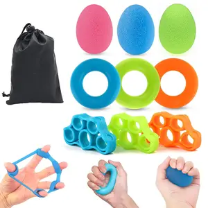 Wrist Strength Trainer, Silicone Wrist Strength Training Ball, Finger Exercise Ball, Hand Grip Strengthener, Fitness Equipment for Home Gym