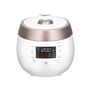 Crp-rt0609fw 6-cup (uncooked) / 12-cup (cooked) Rice Cooker & Warmer With Nonstick Inner Pot  14 Menu Options Safe Steam Release 3 Voice Guide Auto Clean (white)