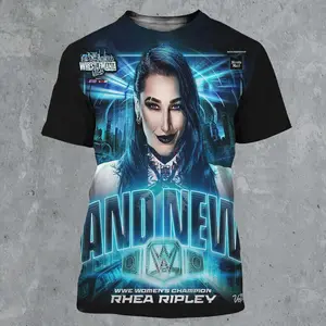 Rhea Ripley MAMI WWE Women's Champion Wrestlemania 42 Vegas All Over Print Shirt