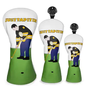 Just Tap It In Golf Club Headcovers (Driver, Wood, Hybrid)– Fun, Durable, & Stylish! 🍦🏌️‍♂️