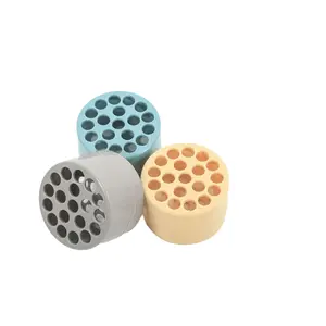 Transparent plastic flower arrangement tool for fixing flower bouquets in flowerpots hand operated spiral floral arrangement for home decoration