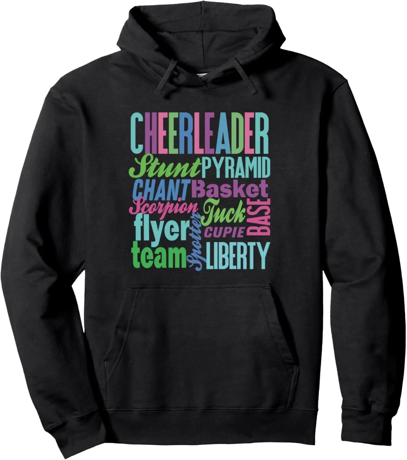 Cheerleader Gift Cheerleading Hoodie Cheer Teen Girls, Mom Pullover Hoodie 1
