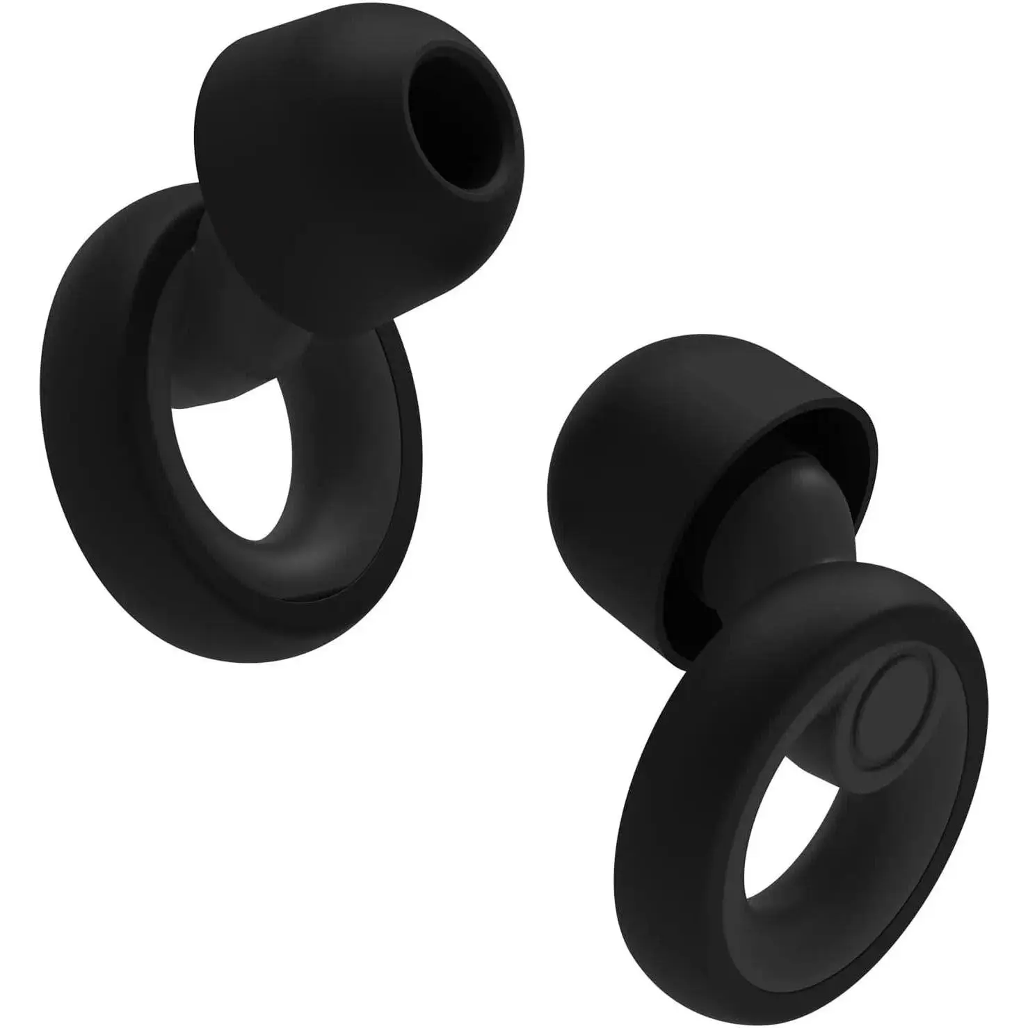 Noise-Cancelling Earplugs, Reusable Silicone & Plastic Body, 30dB Waterproof Sound-Dampening for Motorcycling, Concerts, Shooting & Work, Includes 8 Eartips