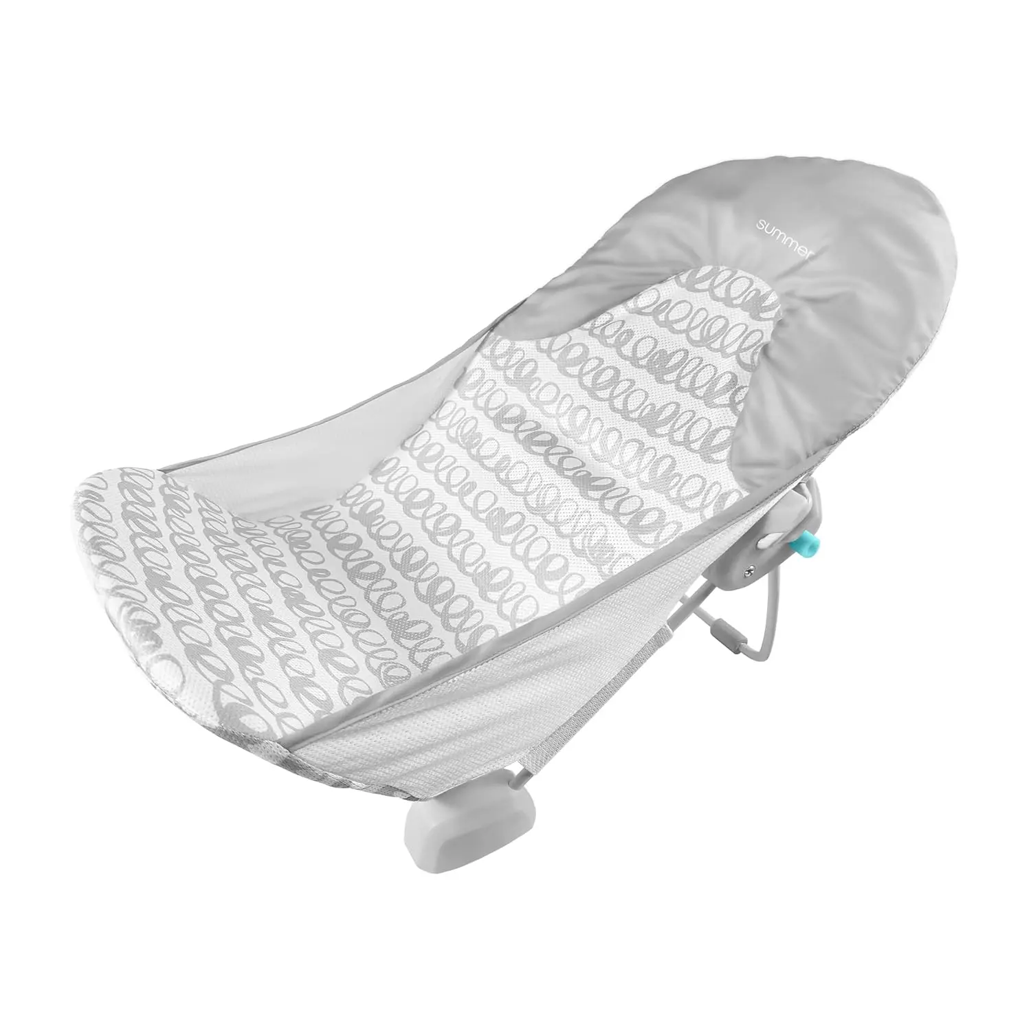 Foldaway 2-Position Baby Bath Seat, Adjustable Support for Sink or Bathtub, Ages 0-6 Months up to 20 Pounds, Machine-Washable Sling