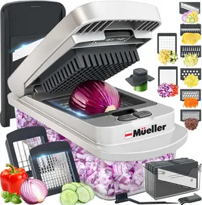 10-in-1 Vegetable & Fruit Chopper – Quick, Easy, & Mess-Free Meal Prep Mueller Austria