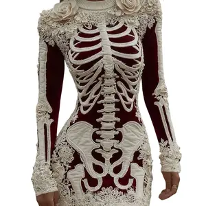 Women Christmas Sweater Dress Funny Xmas Holiday Classic Graphics Long Sleeve Knit Pullover