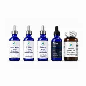IFastFit Bundle Kit for Joint Health with Ionic Minerals Boron Silica Sulfur Vitamin D3 K2 & Turmeric Supplement for Arthritis Inflammation Support - Healthcare, Fitness