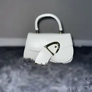 Elegant Structured Mini Bag - Geometric Flap Handle Purse for Women (Available in Multiple Colors)
