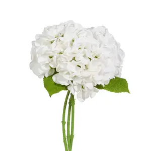 RAZ Imports 13" Real Touch Hydrangea Flowers - 3 Stem Bundles