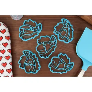 Furry Protogens Cookie Cutters - Protogen Emotions - Annoyed, Charged, Confused, Love, Smiling