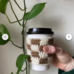 100% Handmade Crochet Cup Sleeves