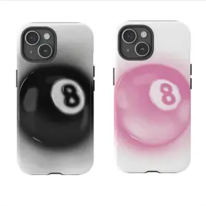 [SALE 50%] Couple 8 ball matching phone case couple phone case Phone Cases Phone Cover Hard Case Tough 2 piece