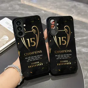 Champions M-Madrid Phone Case for Samsung Galaxy a Series, Anti-Fall Soft Tpu Back Cover, Durable Protection & Stylish Design