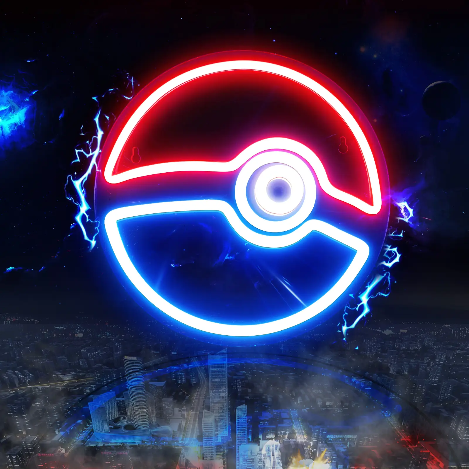 Pokemon Anime Game Neon Sign Dimmable LED Neon Lights Bedroom Game Room Men's Cave Wall Decoration USB Powered Glowing Teenagers Holiday Gift New Year