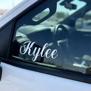 Custom Name Decal: Passenger Princess Vinyl Sticker for Truck Windows, Cups, Laptops & More