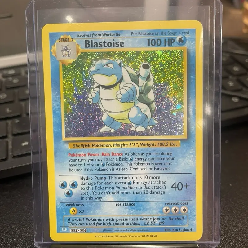 Blastoise Pokemon Card (EN) 003/034 - Classic (CL) Trading Card Game Classic - TikTok Shop Blastoise Pokemon Card (EN) 003/034 - Classic (CL) Trading Card Game Classic - TikTok Shop