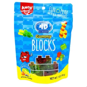 GUMMY BLOCKS - 7oz Mixed Fruit flavor