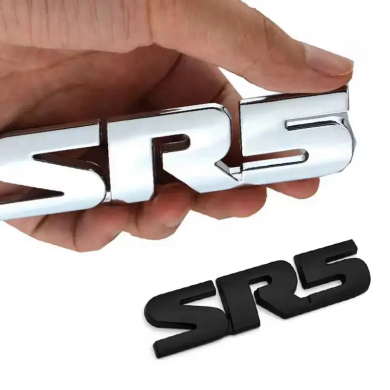 2Pc  SR5 Emblem Badge Logo Fit tacoma 4runner tundra sequoia