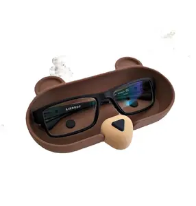 Bear Eyeglass Tray - Adorable Animal Friend Eyeglass Tray - Cute 3D Printed Holder for Glasses - Fun Nightstand Organizer