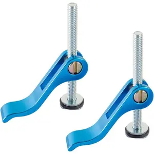 2PK, 5/16"-18 Cam , Lever  w/ 3" T Track Bolts, T Track  for Drill Press, Router Table, Work Bench, CNC Machine, Miter Saw, T Track Accessories for woodworking (71165) clamp ss gift