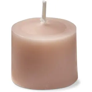 Votive Candles Set of 12 Blush Smokeless Paraffin Wax with 5 Hours Burn Time